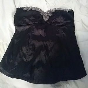 ⭐charlotte russe beaded bustier top  s